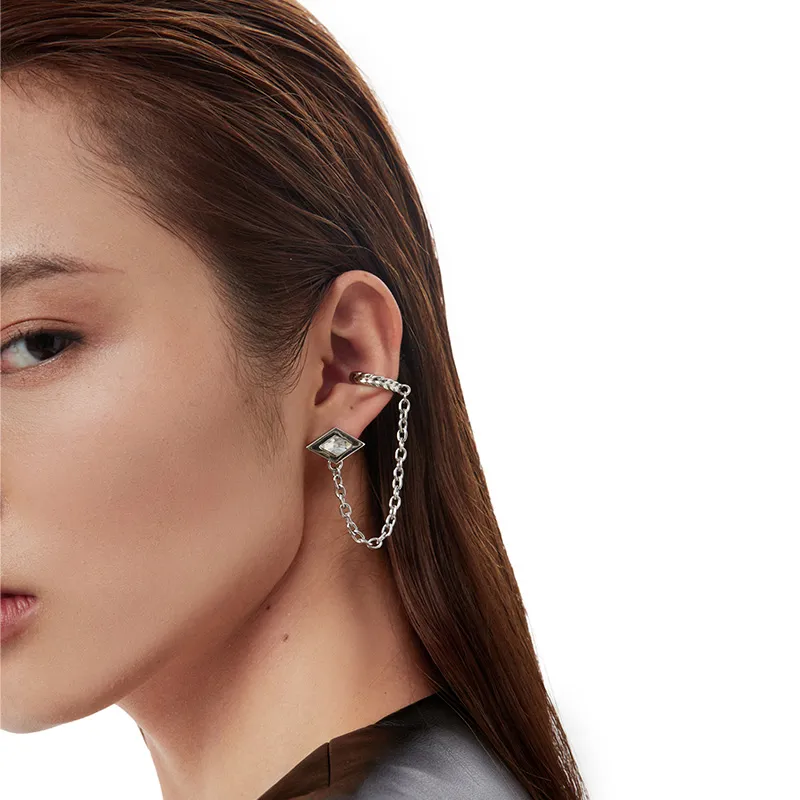 KLIN KLIN Steel Earrings Unisex-1