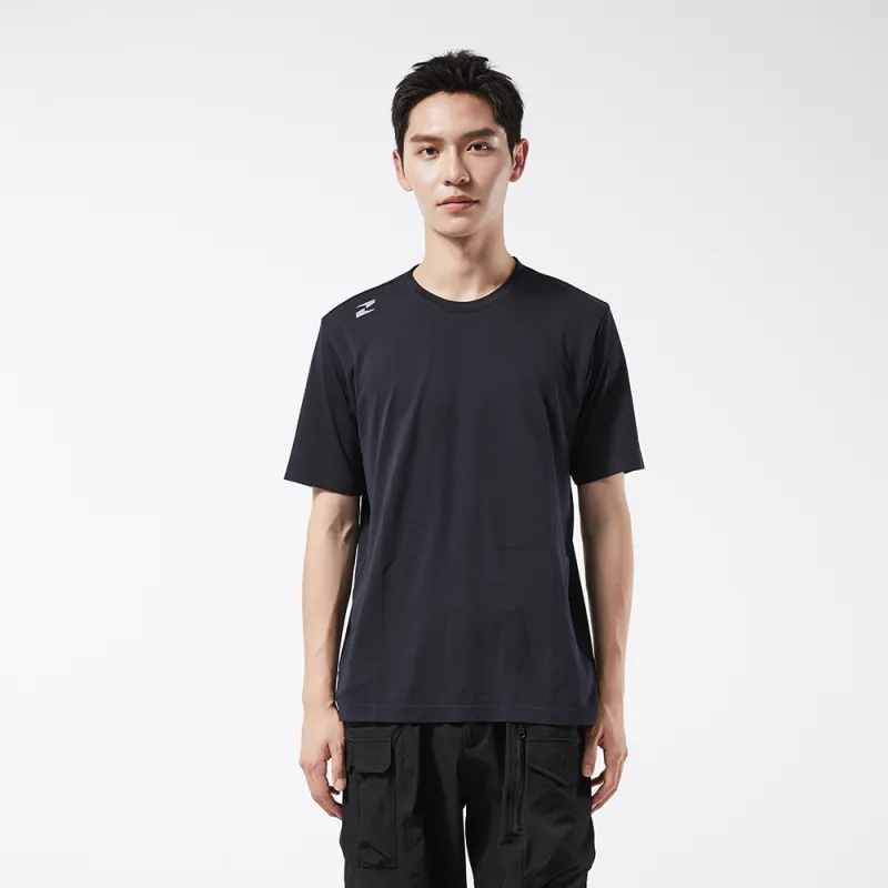TAJEZZO Short Sleeved T Shirts Men's Black-3