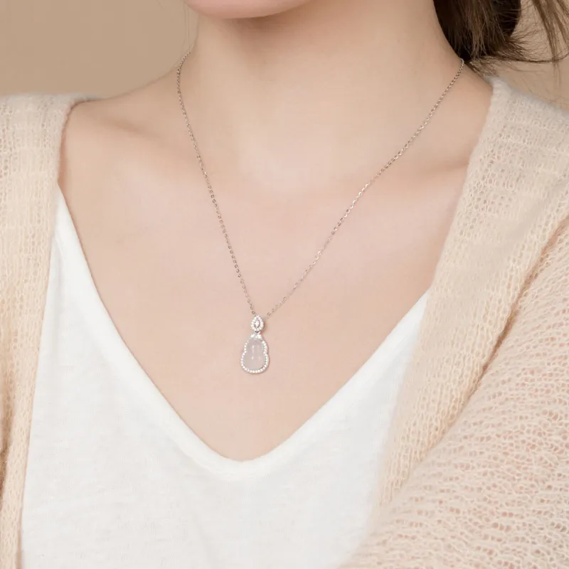 SFER Chalcedony Necklaces Women's-3