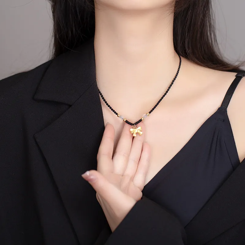 SFER White Jade Bodhi Necklaces Unisex-2