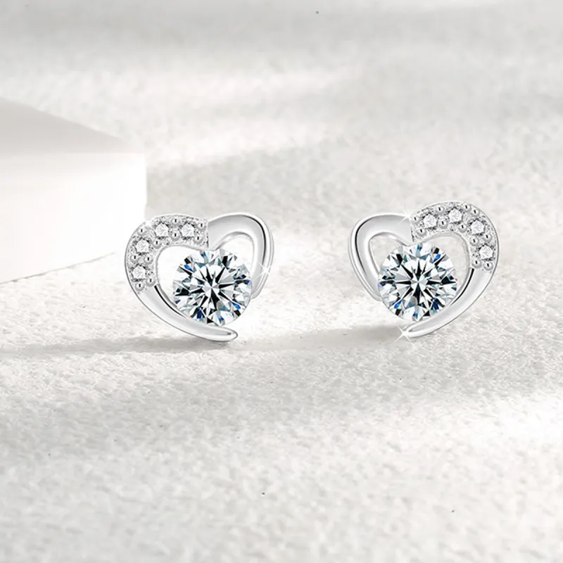 SFER 999 Fine Silver Needle Stud Earrings Women's-5