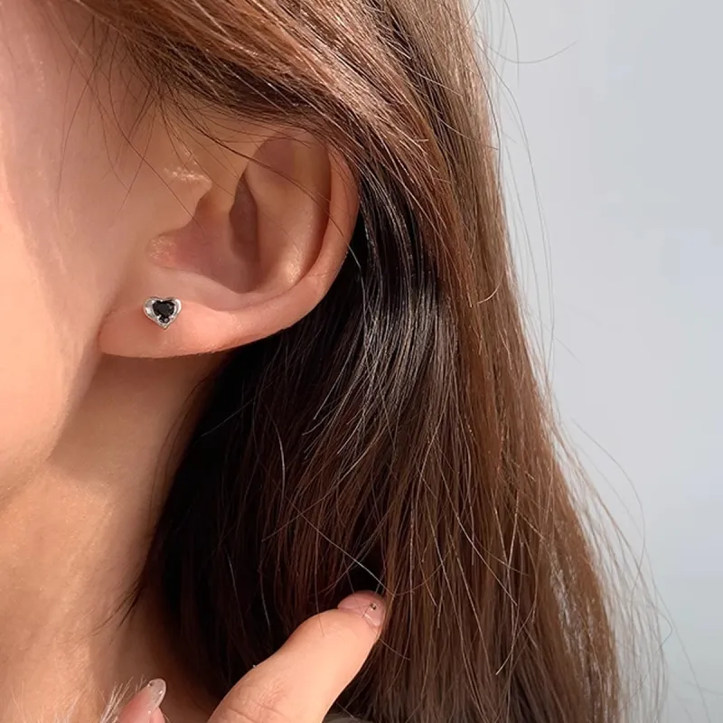 SFER S 999 Fine Silver Stud Earrings Women's-4
