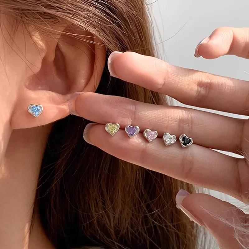 SFER S 999 Fine Silver Stud Earrings Women's-1