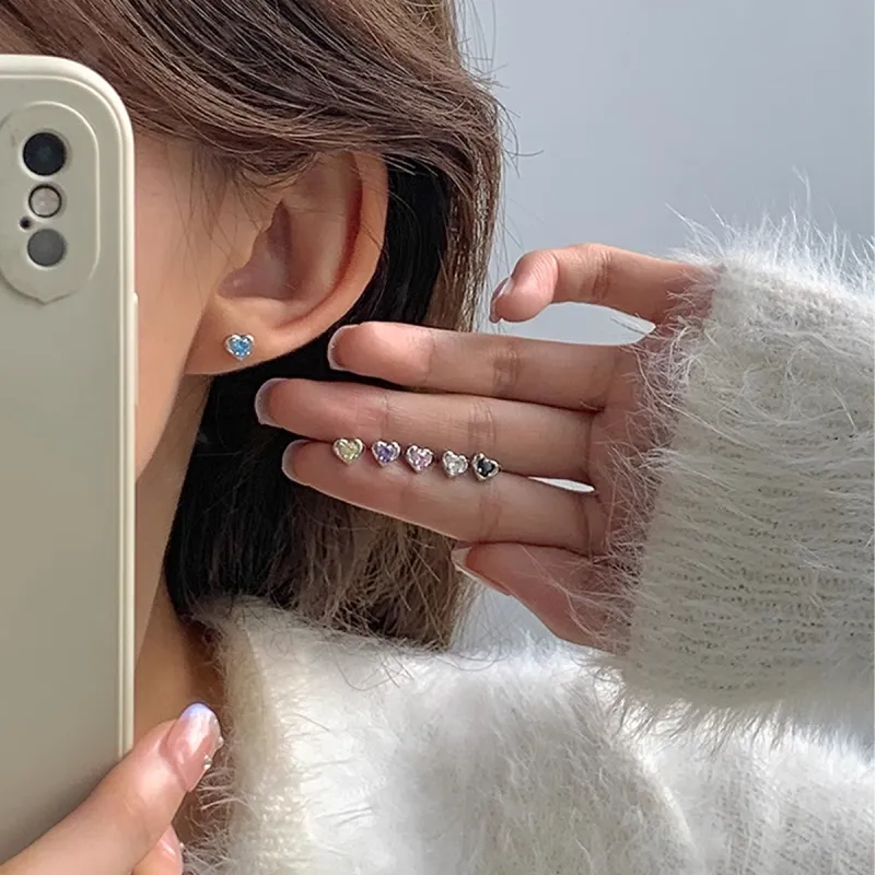 SFER S 999 Fine Silver Stud Earrings Women's-3