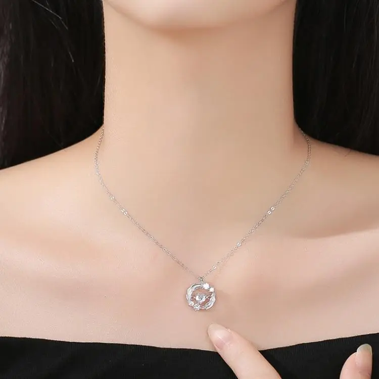 SFER Glass Cat Eye Necklaces Unisex-3
