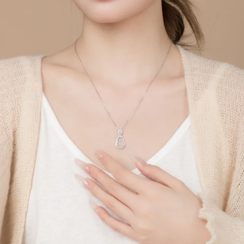 SFER Chalcedony Necklaces Women's-5