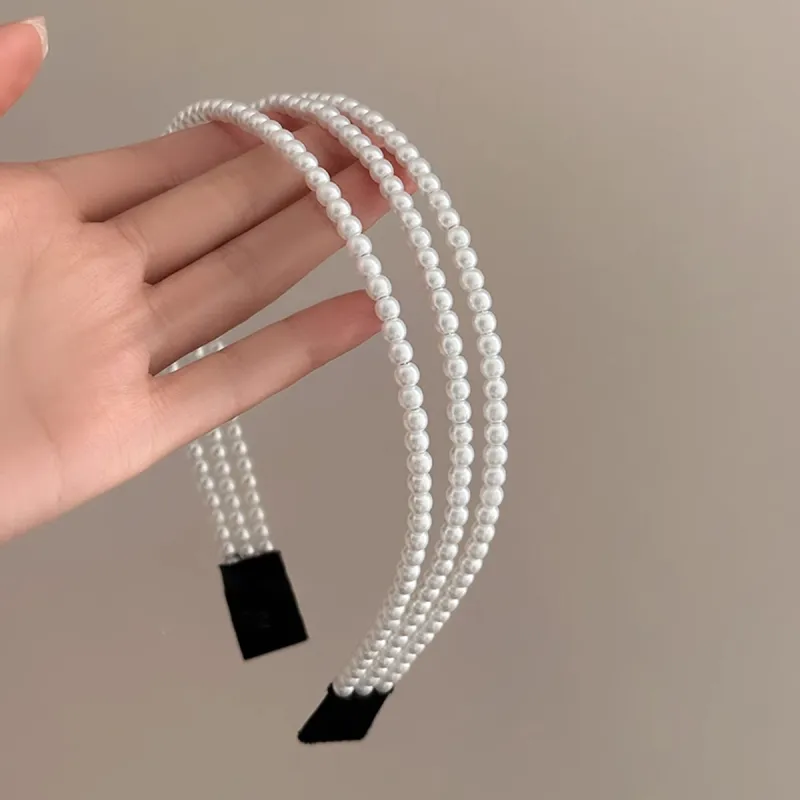 SFER Faux Pearl Headbands Women's-3