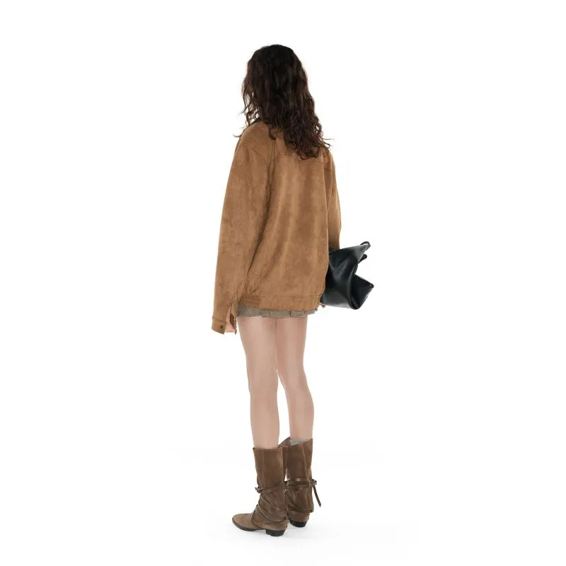NUTH Leather Jacket Unisex Brown-4