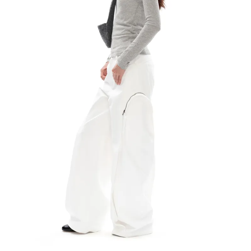 NUTH Casual Pants Women's White-4