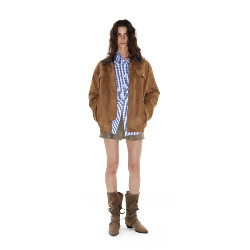 NUTH Leather Jacket Unisex Brown-3