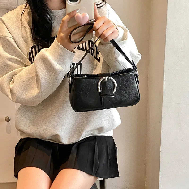 Elsvet PU Crossbody Bag, Shoulder Bag Women's Holographic Silver/Silver/Black/Gold-14