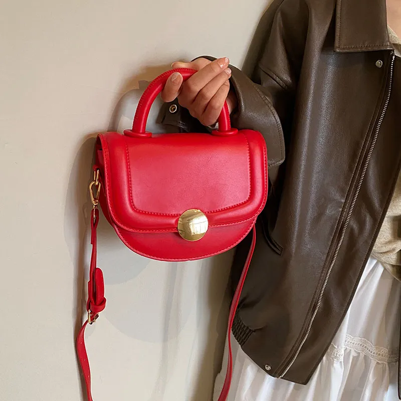 Elsvet PU Crossbody Bag, Shoulder Bag Regular Women's Black/Coffee/Brown/Red-13