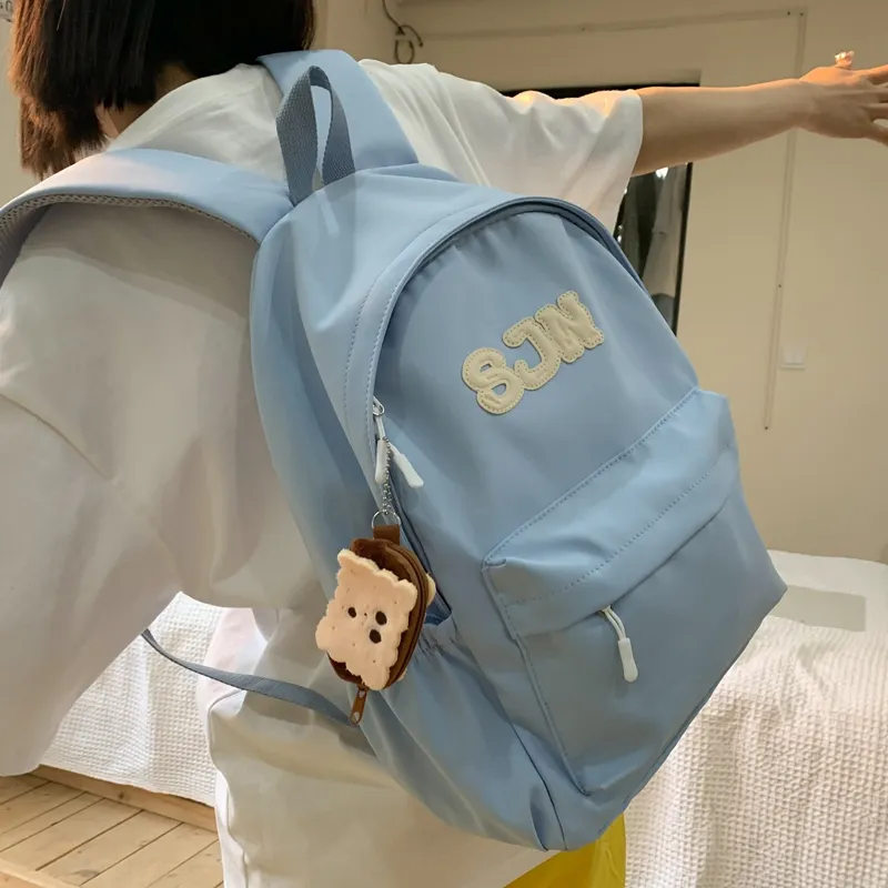 Elsvet Nylon Backpack Unisex Multicolor-8