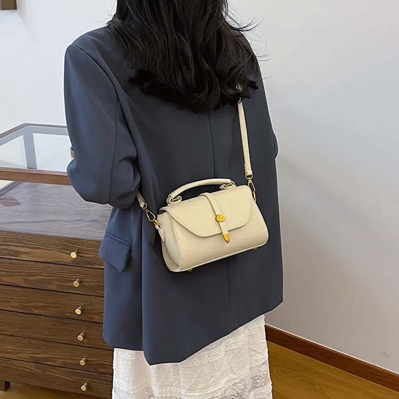 Elsvet PU Crossbody Handbag Women's White/Silver/Brown/Green-3