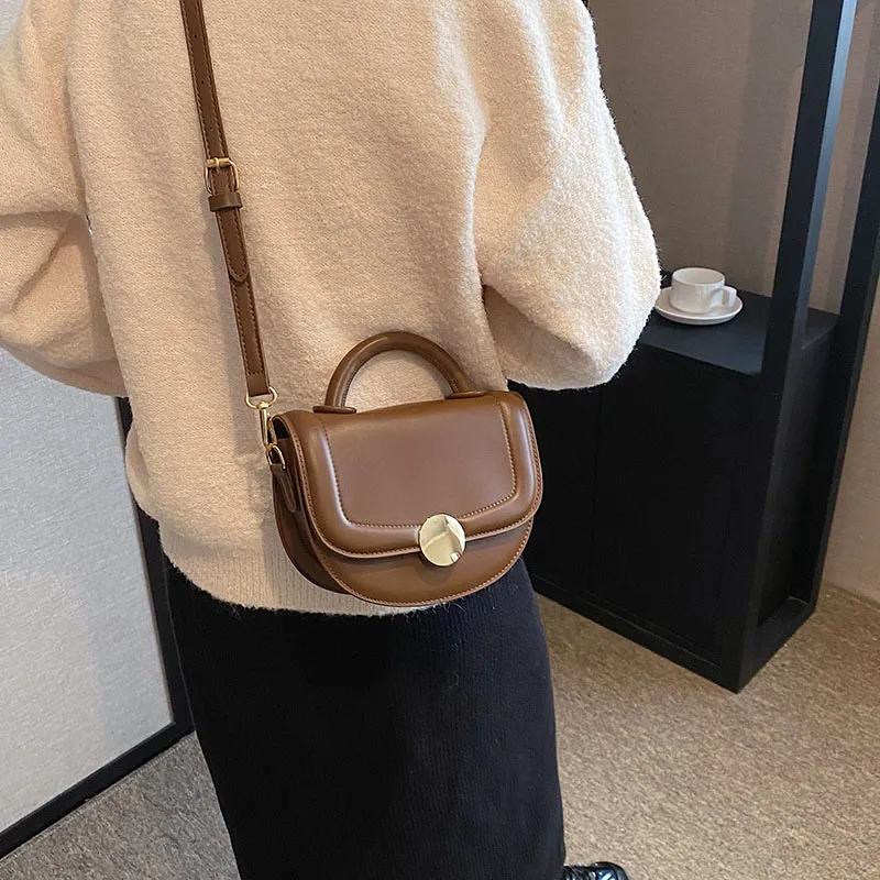 Elsvet PU Crossbody Bag, Shoulder Bag Regular Women's Black/Coffee/Brown/Red-10