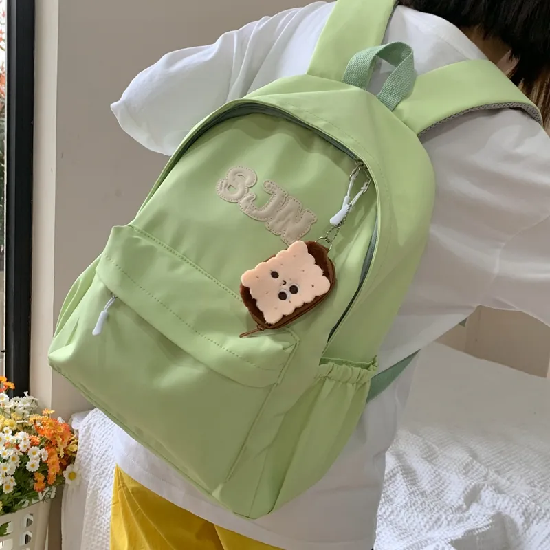 Elsvet Nylon Backpack Unisex Multicolor-5