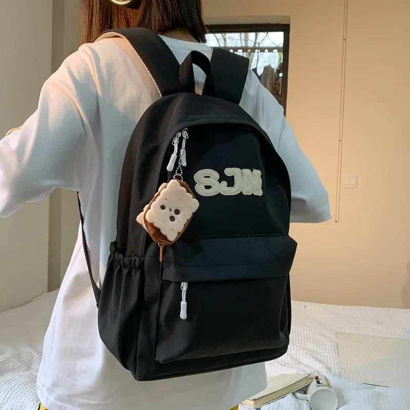 Elsvet Nylon Backpack Unisex Multicolor-2