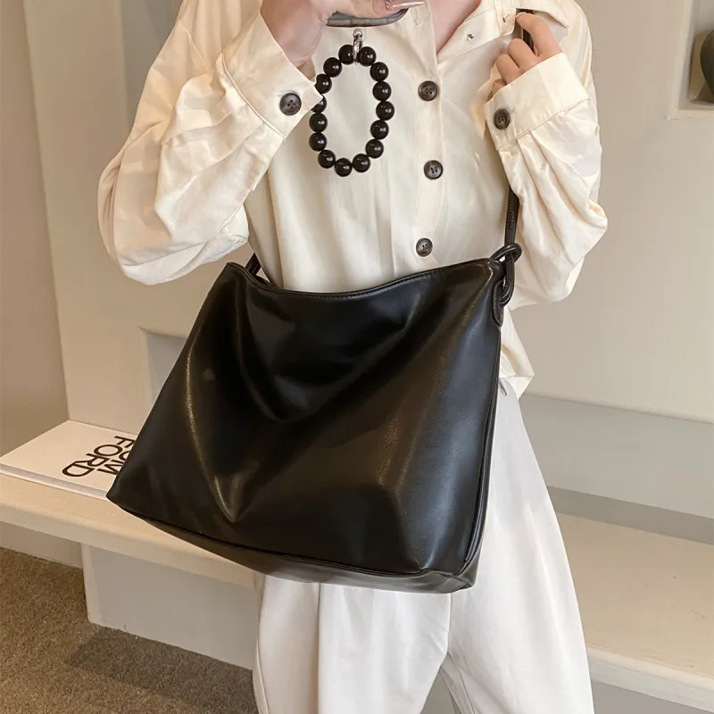 Elsvet PU Shoulder Bag, Crossbody Bag Women's White/Silver/Black/Pink-10