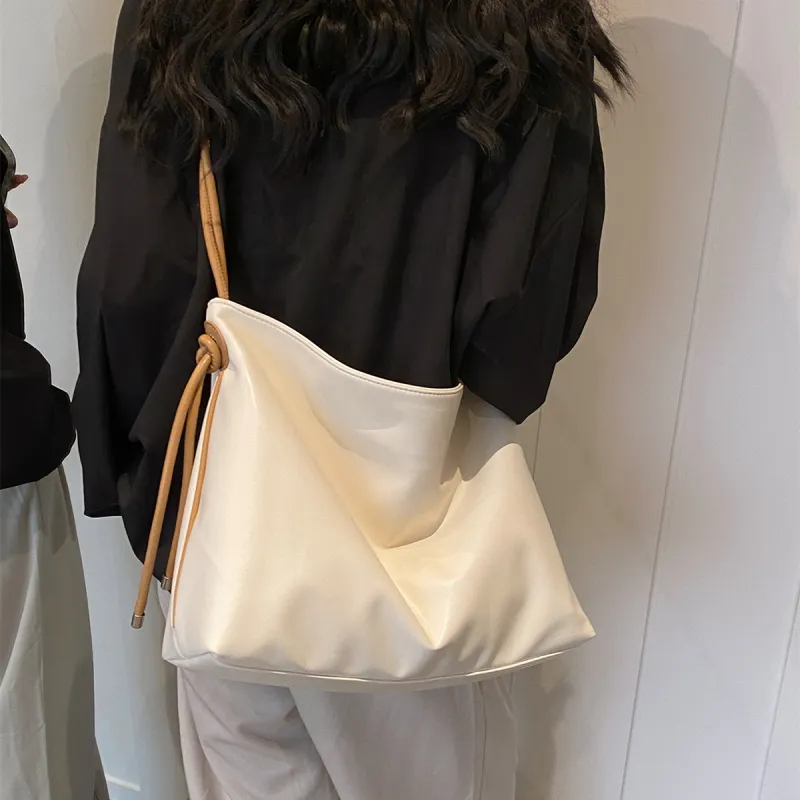 Elsvet PU Shoulder Bag, Crossbody Bag Women's White/Silver/Black/Pink-2