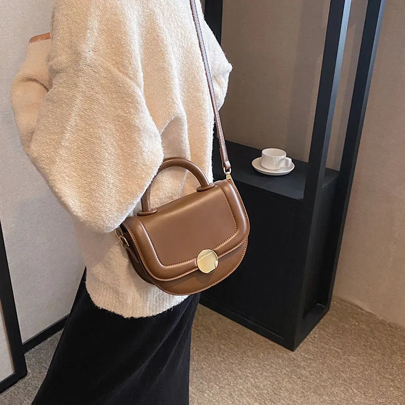 Elsvet PU Crossbody Bag, Shoulder Bag Regular Women's Black/Coffee/Brown/Red-11