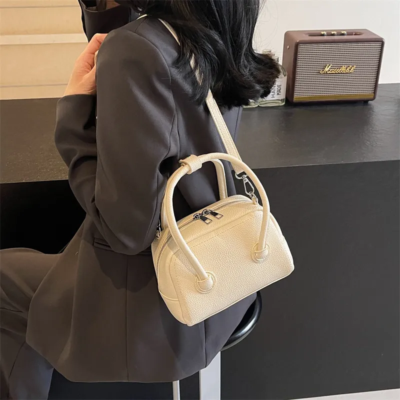 Elsvet PU Crossbody Handbag Regular Women's White/Sky Blue/Yellow/Black/Pink-4