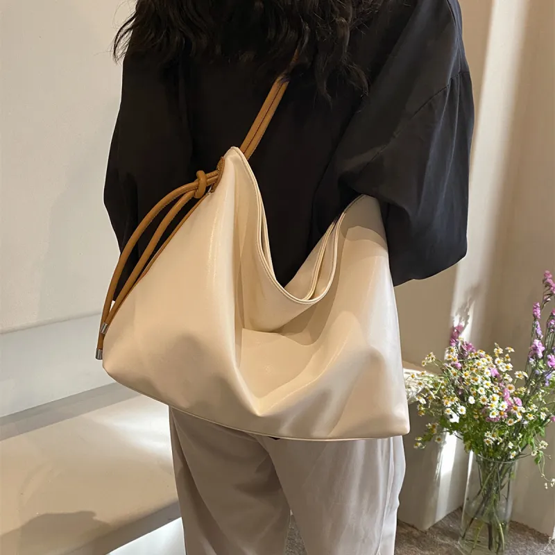 Elsvet PU Shoulder Bag, Crossbody Bag Women's White/Silver/Black/Pink-3