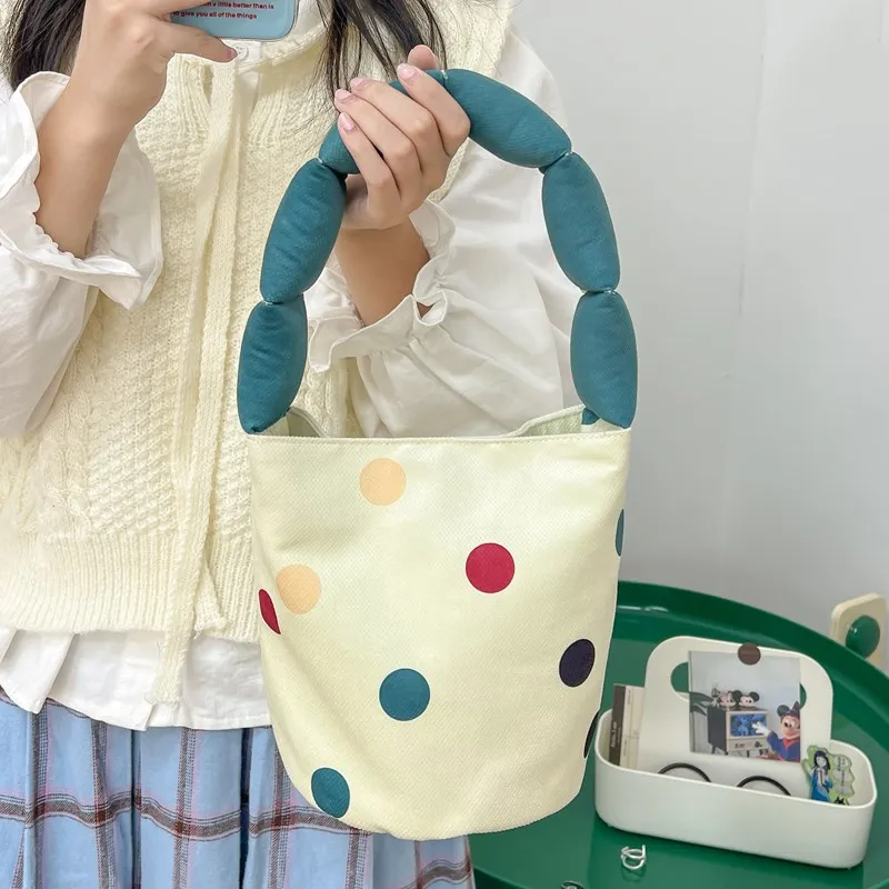 Elsvet Composite Cloth Shoulder Bag Regular Women's Multicolor-6