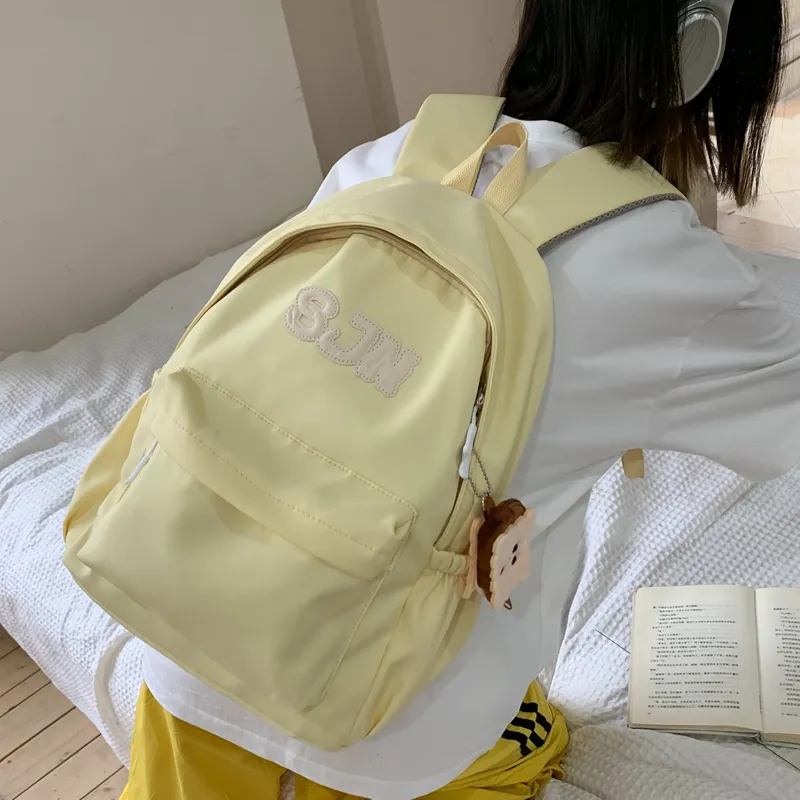 Elsvet Nylon Backpack Unisex Multicolor-14