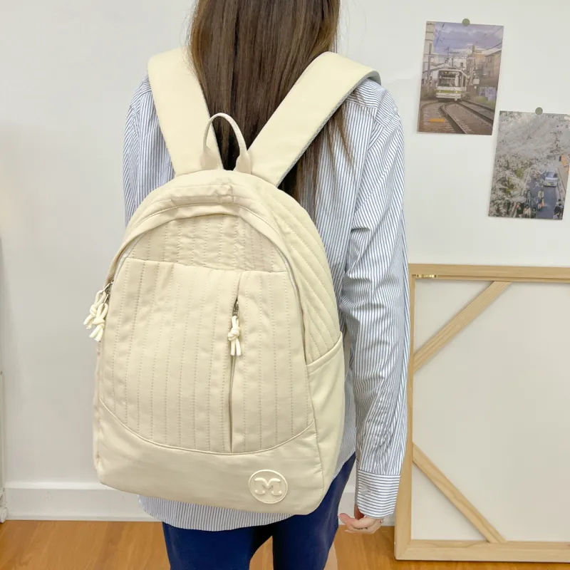 Elsvet Nylon Fabric One Shoulder Portable Backpack Regular Women's Multicolor-9