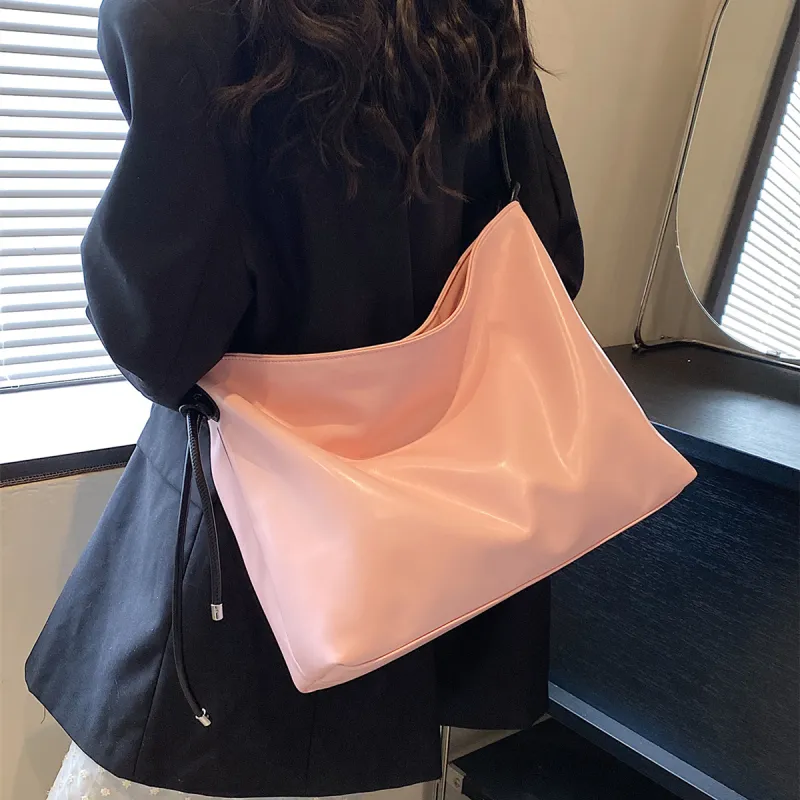 Elsvet PU Shoulder Bag, Crossbody Bag Women's White/Silver/Black/Pink-13