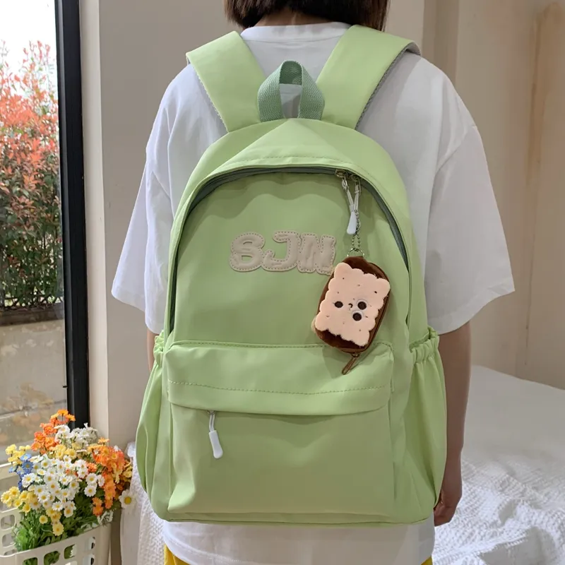 Elsvet Nylon Backpack Unisex Multicolor-4