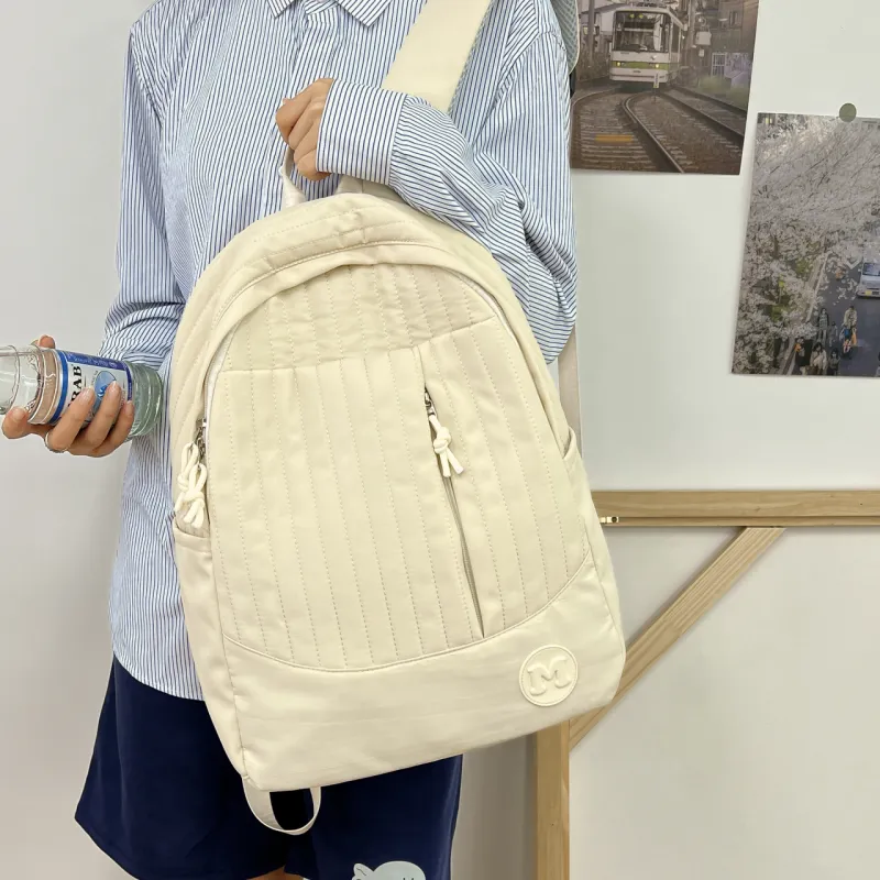 Elsvet Nylon Fabric One Shoulder Portable Backpack Regular Women's Multicolor-10