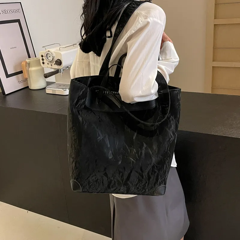 Elsvet PU One Shoulder Handbag Regular Women's White/Silver/Black/Green/Pink-9