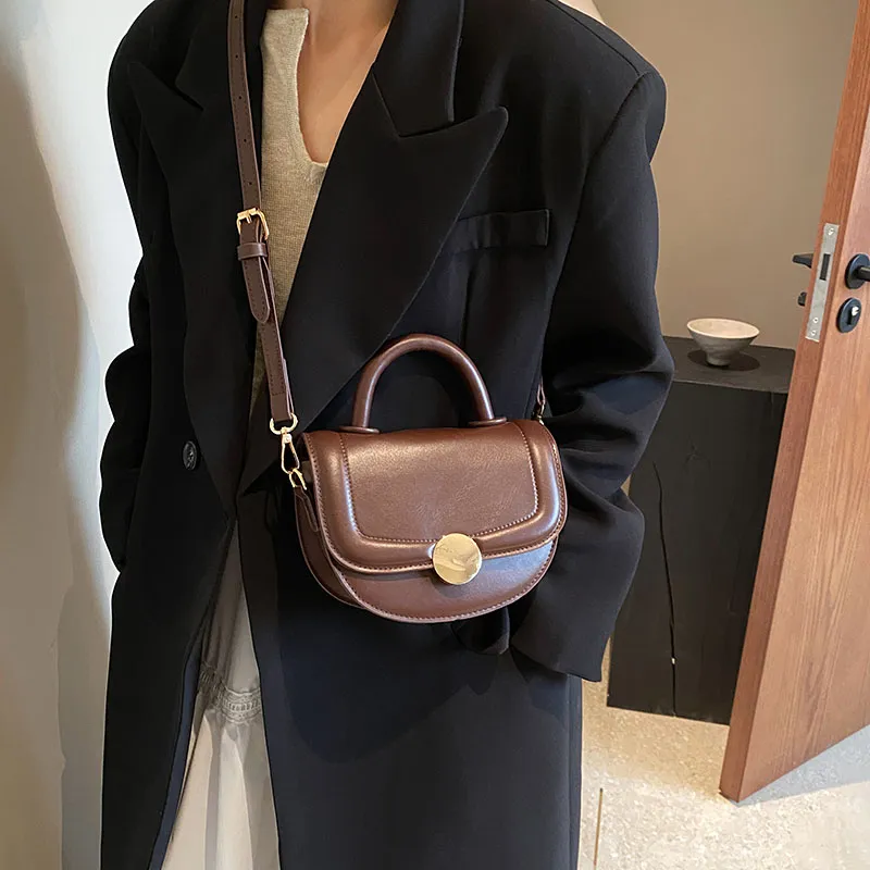 Elsvet PU Crossbody Bag, Shoulder Bag Regular Women's Black/Coffee/Brown/Red-7