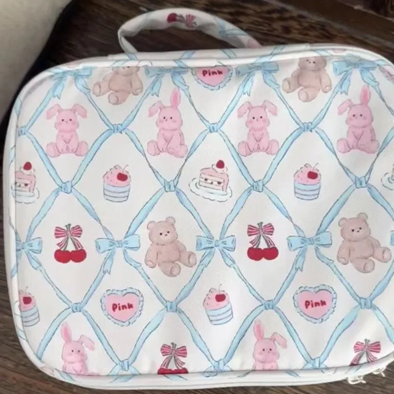 Elsvet Nylon Fabric Makeup Bag Regular Women's Multicolor-6
