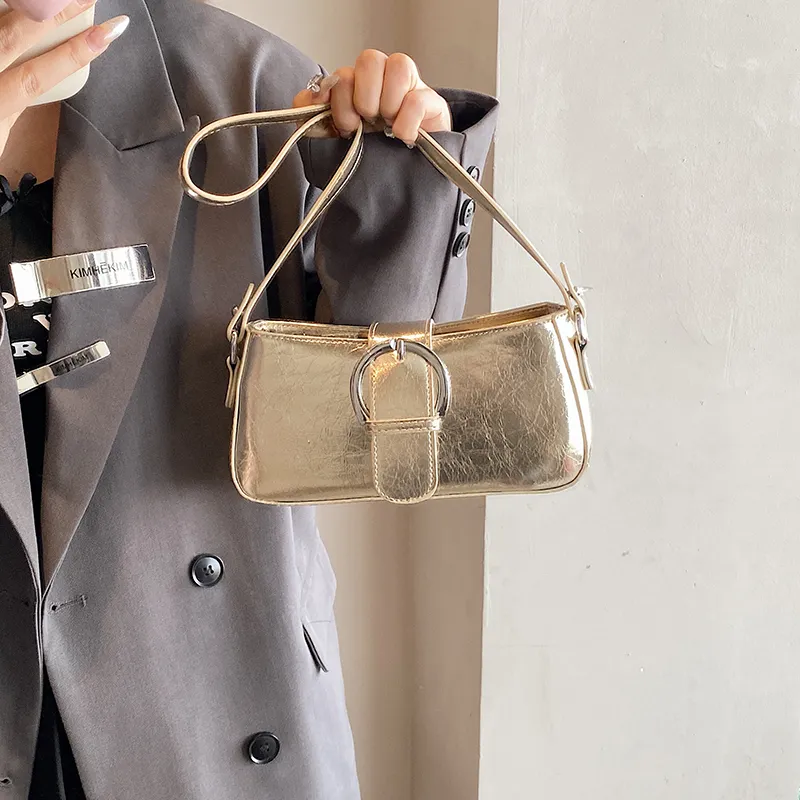 Elsvet PU Crossbody Bag, Shoulder Bag Women's Holographic Silver/Silver/Black/Gold-18