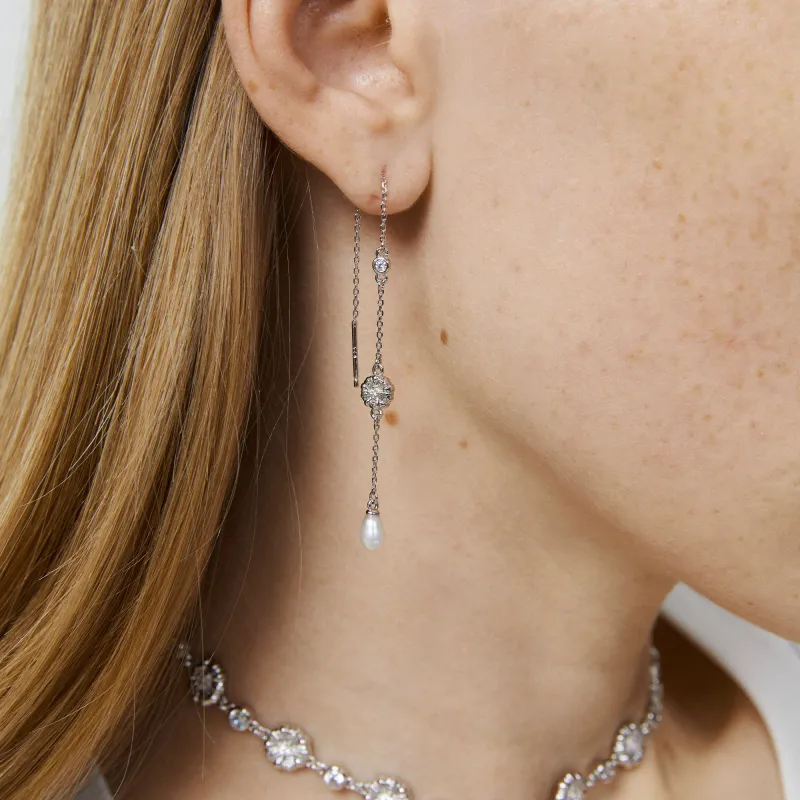 Mouhooland 925 Sterling Silver Drop Earrings Unisex-1