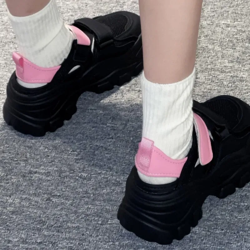 Luji Breathable Lightweight Height Increasing Low Top Chunky Sneakers Women's-6