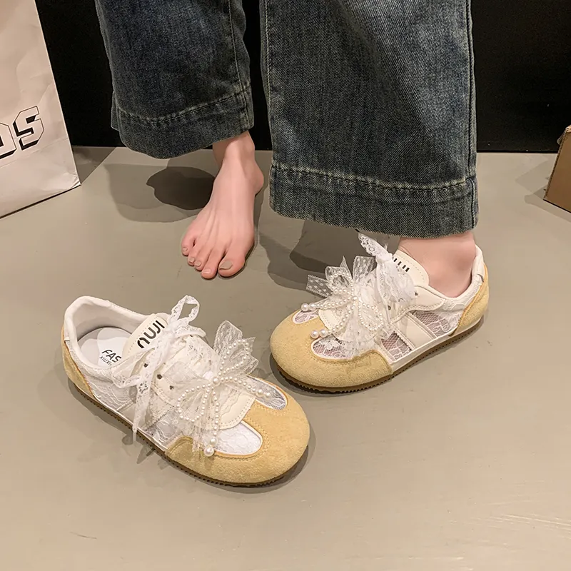 Luji Casual Shoes Women's Low Top Ecru-9