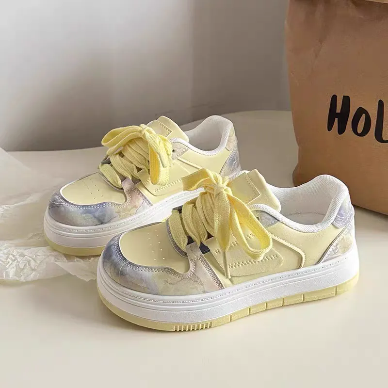 Luji Coverage Lightweight Height Increasing Low Top Skateboard Shoes Women's-7