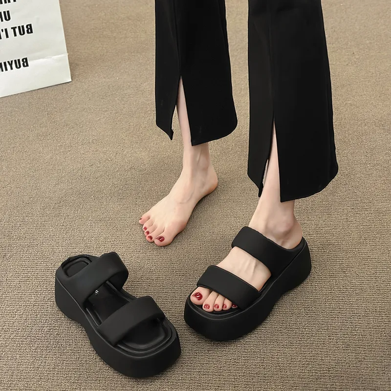 Luji Slip Resistant Antibacterial Slide Slippers Women's-15