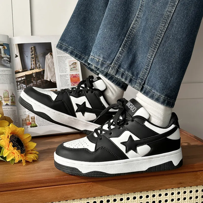 Luji Cushioning Abrasion Resistant Balance Low Top Skateboard Shoes Men's-3