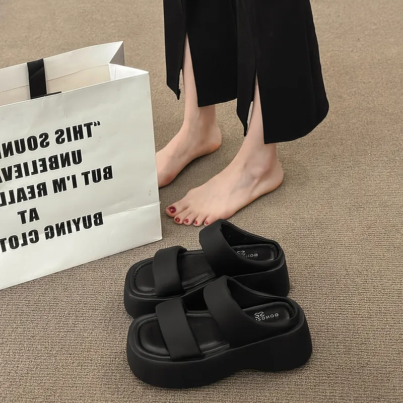Luji Slip Resistant Antibacterial Slide Slippers Women's-17