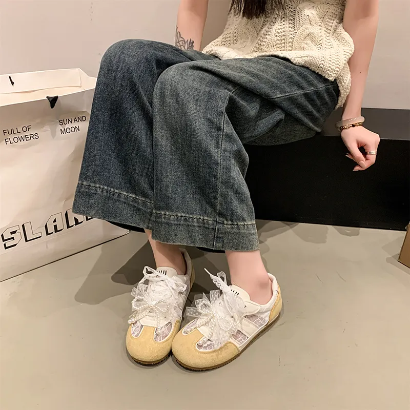 Luji Casual Shoes Women's Low Top Ecru-7