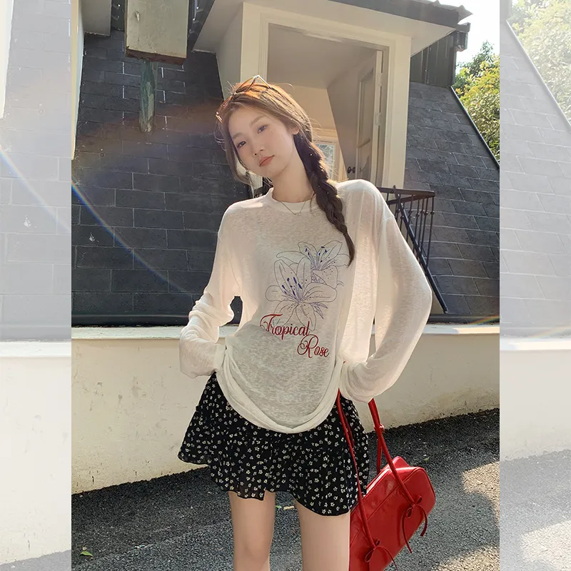 Princess Berdele Drop Shoulder Sleeve T Shirt Women's-3