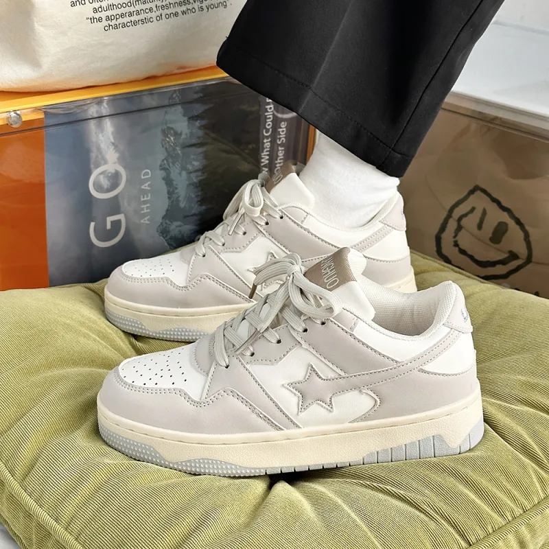 Luji Cushioning Abrasion Resistant Balance Low Top Skateboard Shoes Men's-16