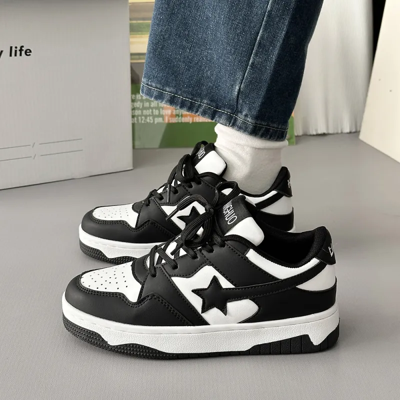 Luji Cushioning Abrasion Resistant Balance Low Top Skateboard Shoes Men's-2