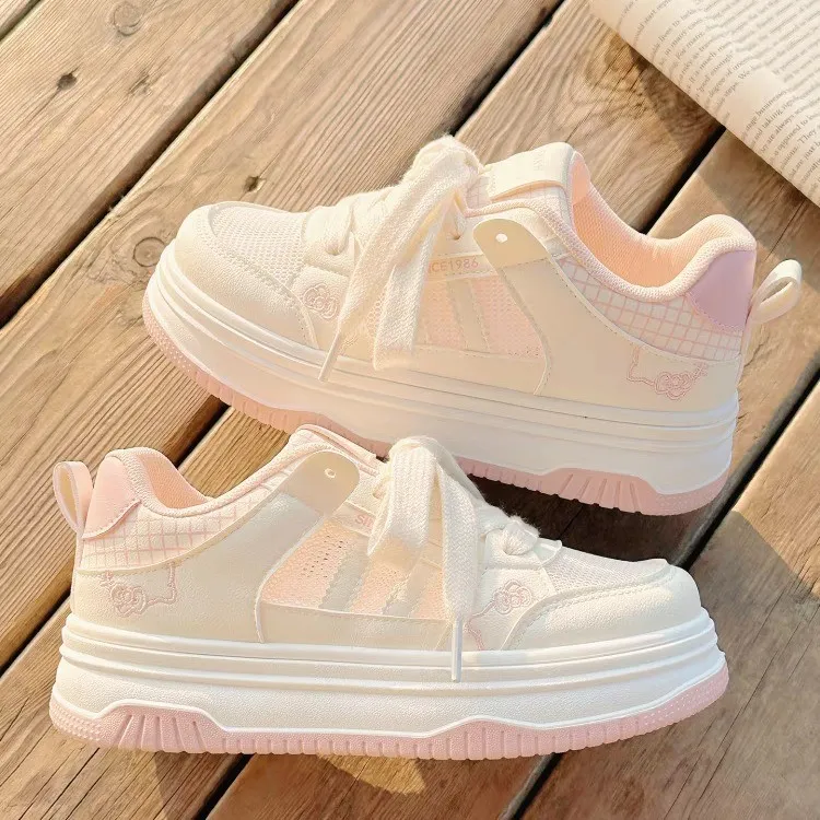 Luji Low Top Casual Shoes Women's Pink-8