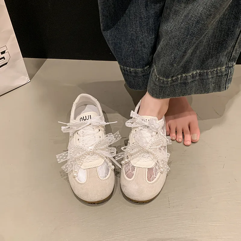 Luji Casual Shoes Women's Low Top Ecru-4