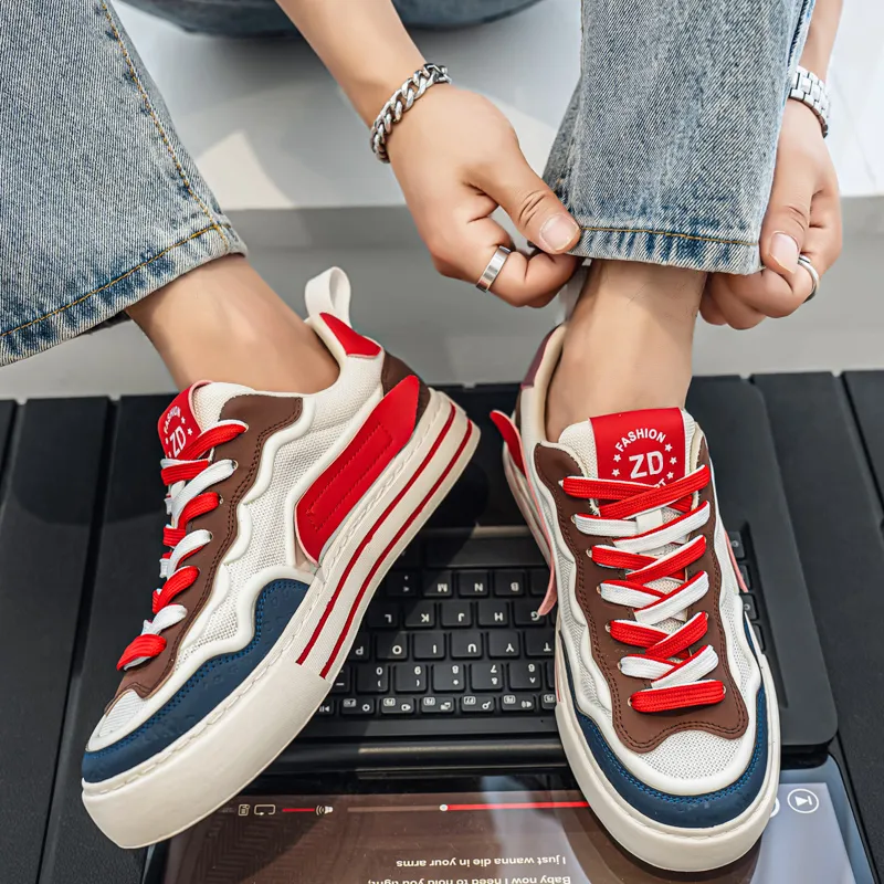 Luji Coverage Cushioning Low Top Skateboard Shoes Men's-17